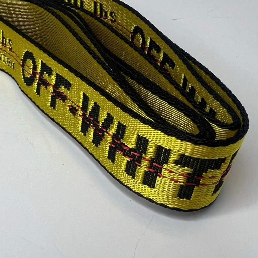 Off-White Men’s Mini Classic Yellow/ Black Industrial Logo Belt | NEW/NWT!!💛🖤‎